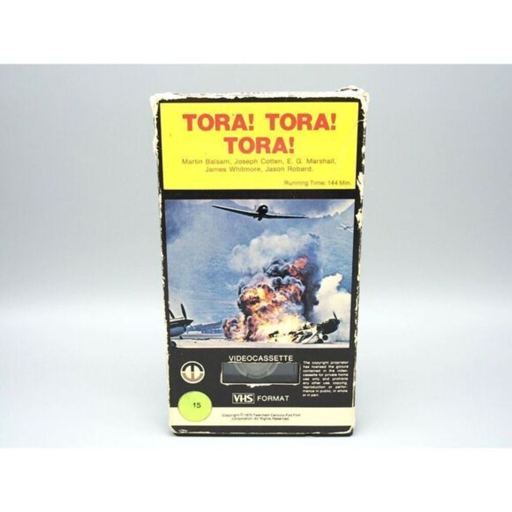 Tora Tora Tora Part 1 - 1980 VHS #1017 -‎ Martin Balsam, So Yamamura